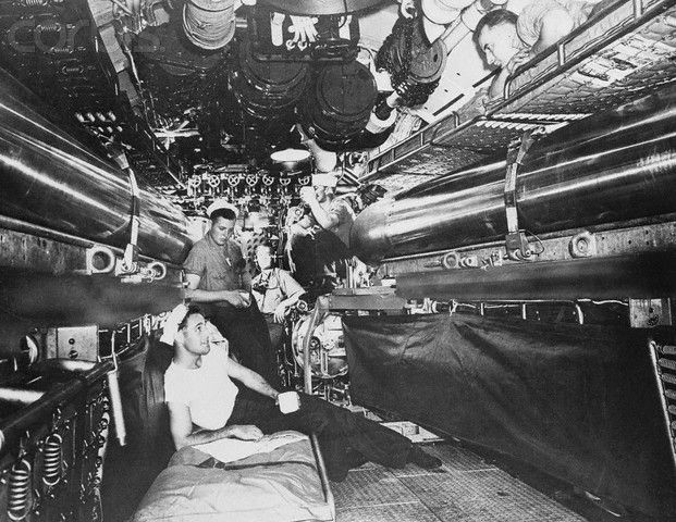 Životní podmínky na palubě ponorky během 2. světové války byly brutální