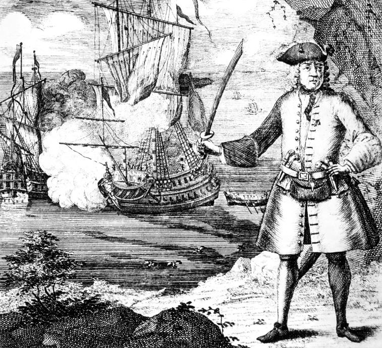 Piráti Nassau Bahamy pirátská republika Černovous Blackbeard Hornigold Avery