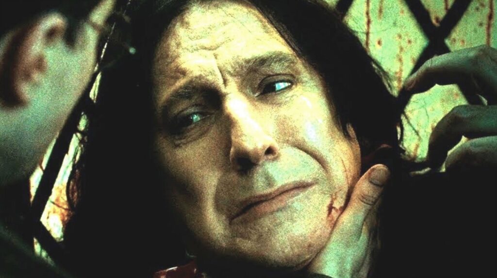 Severus Snape smrt Harry Potter Alan Rickman