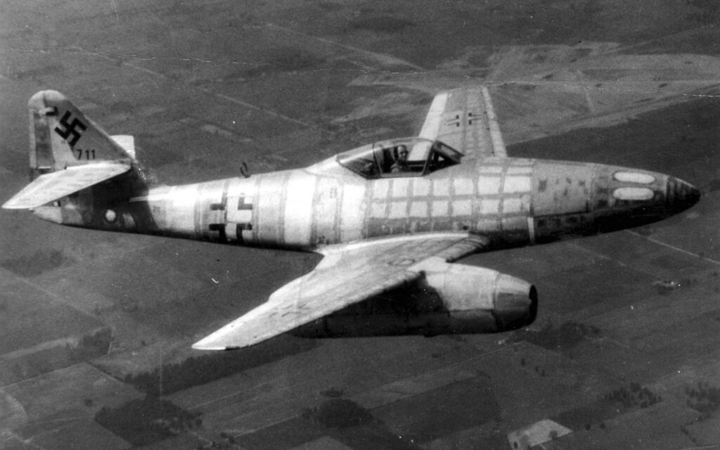 Messerschmitt Me 262 Schwalbe proudový stíhací letoun Německo 2. světová válka